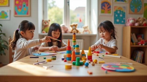 Lernspielzeug für die Förderung der Kreativität bei Kindern